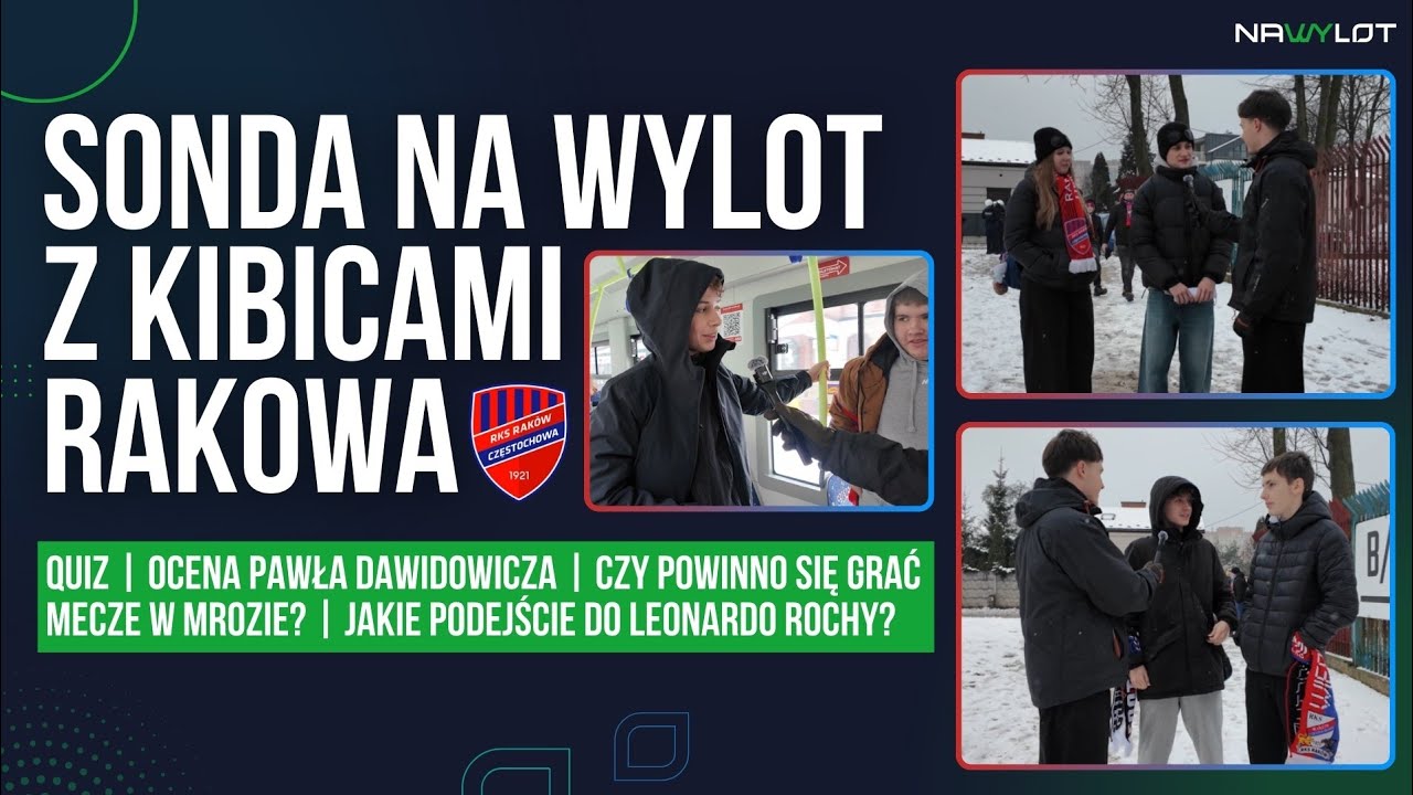 QUIZ O RAKOWIE | OCENA TRANSFERÓW | GRA W MROZIE - SONDA NA WYLOT Z KIBICAMI RAKOWA