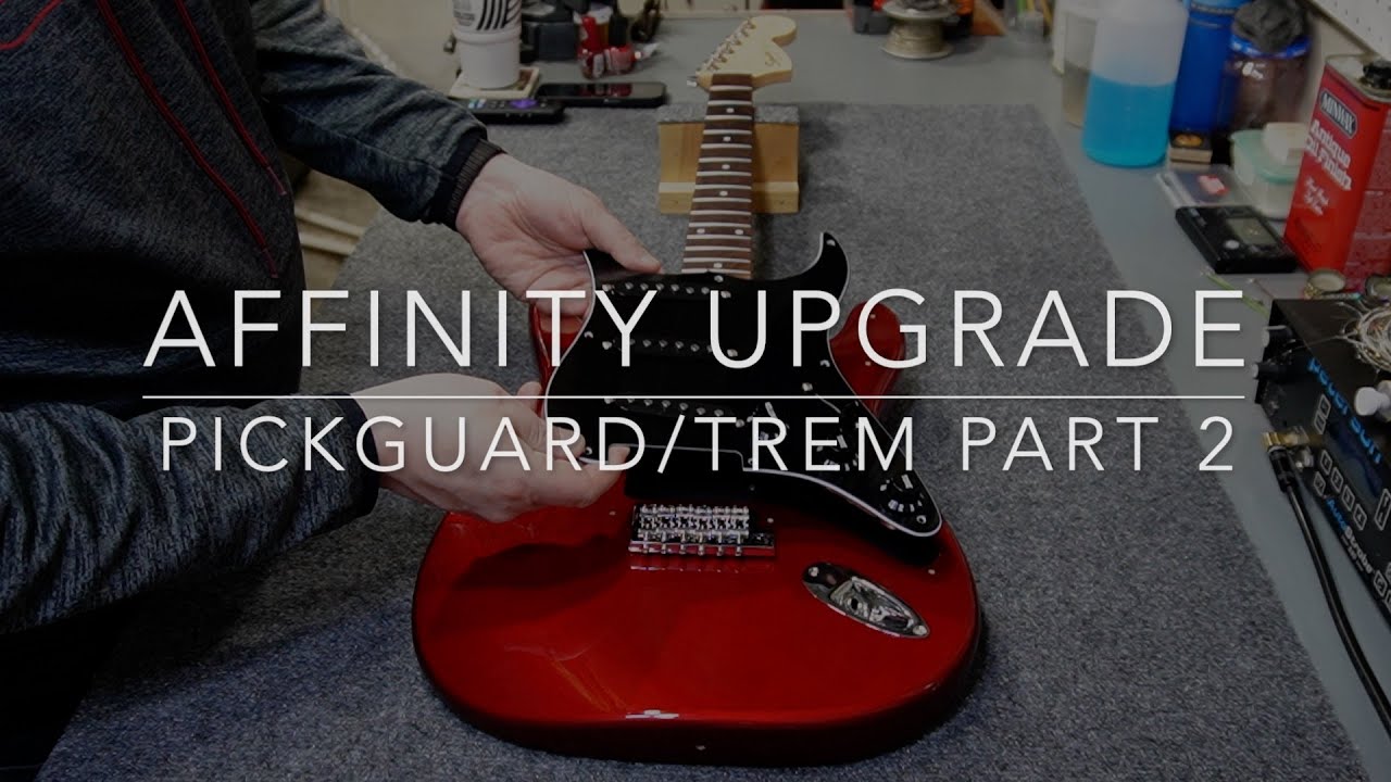 2007 Squier Affinity Stratocaster Upgrade - Part 2: Shielding, Loaded Pickguard, & Guyker Tremolo