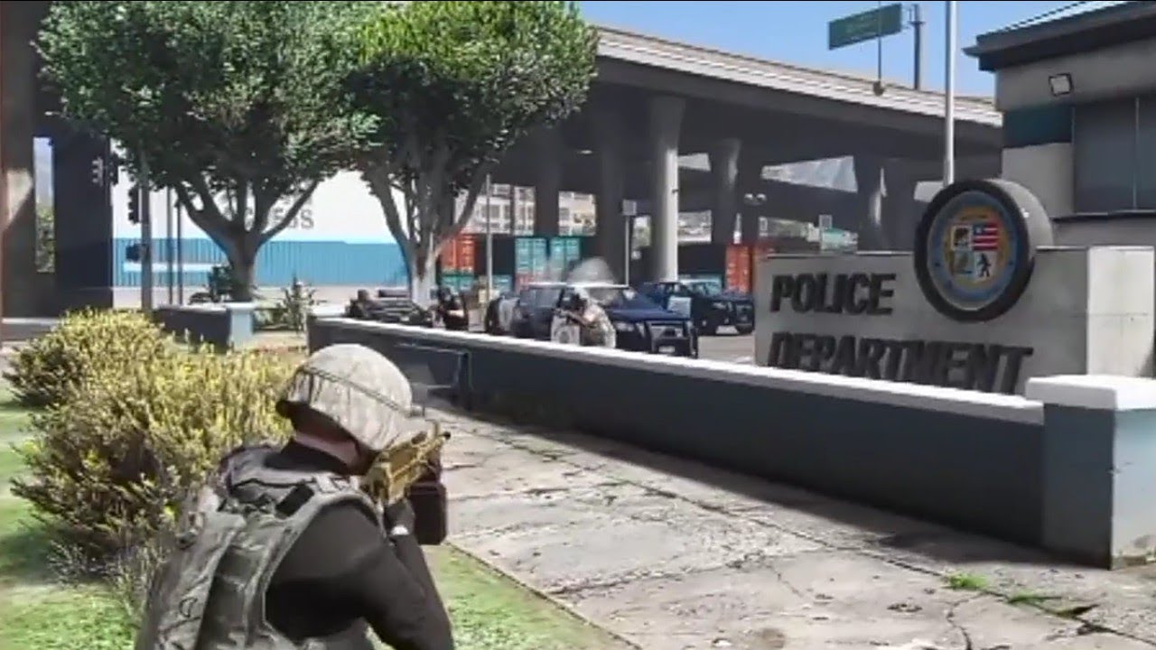 Police Department Par Khatarnak Hamla 😱🚔🔥 | GTA 5 
