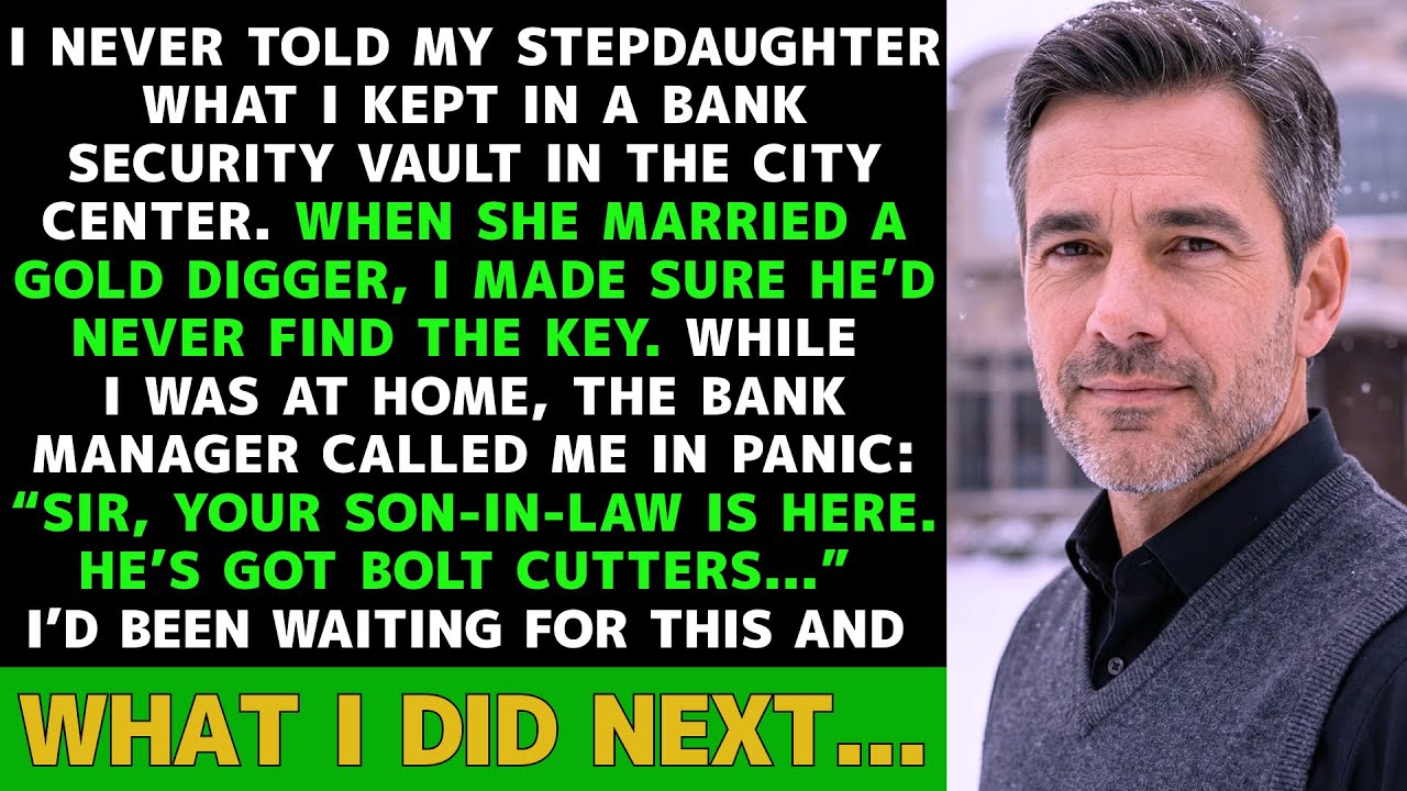 I Never Told My Stepdaughter About the Bank Box. After She Married a Gold Digger,He Started Snooping