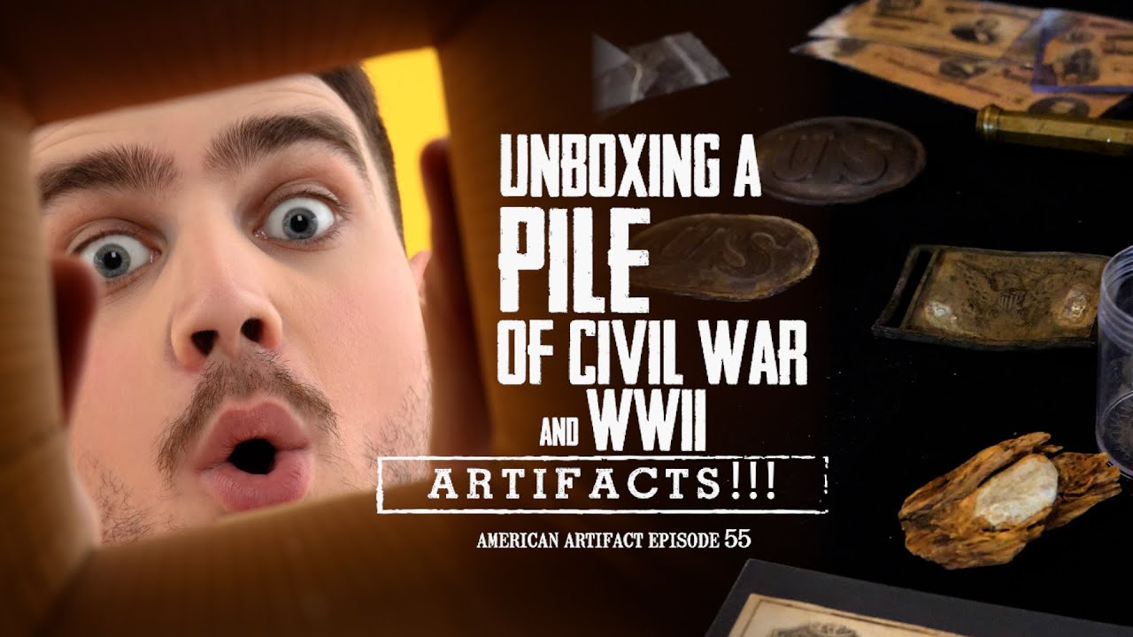 Распаковываем КУЧУ артефактов времён Гражданской и Второй мировой войн! | American Artifact, эпиз...