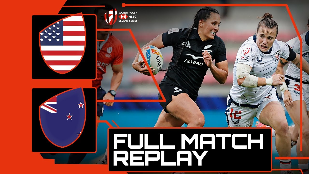 Women's Cup Final 🏆 | USA v New Zealand | HSBC France Sevens Rugby
