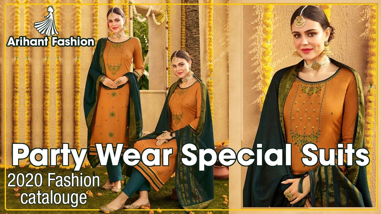 Party Wear Special Suits, 2020 Fashion catalouge, Arihant Fashion