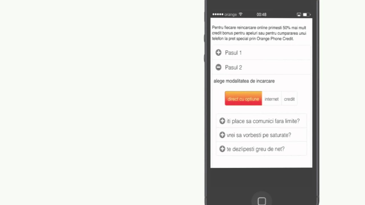 Tutorial Contul meu: cum faci o reincarcare PrePay direct de pe telefonul tau mobil