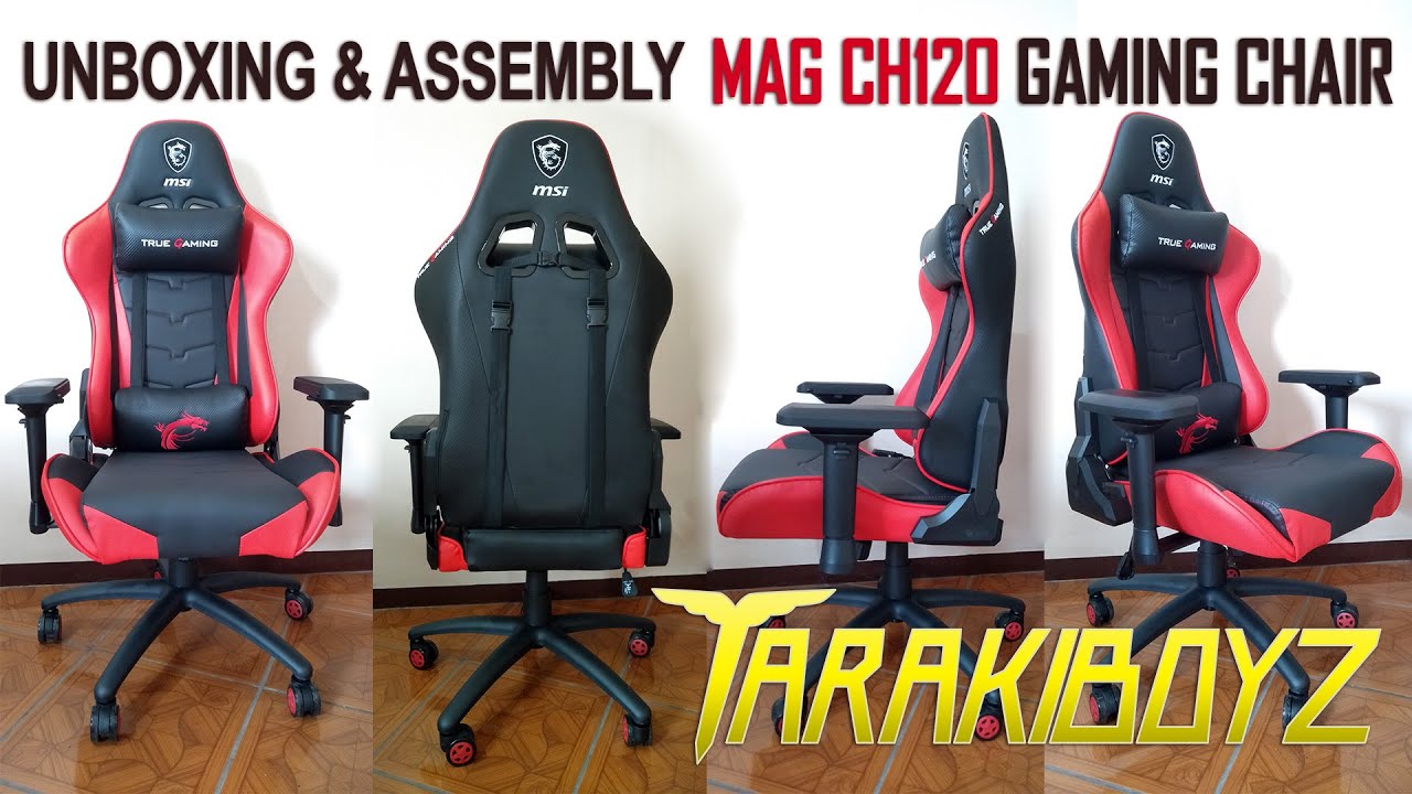 Unboxing  & Detailed Assembly of msi MAG CH120 Gaming Chair