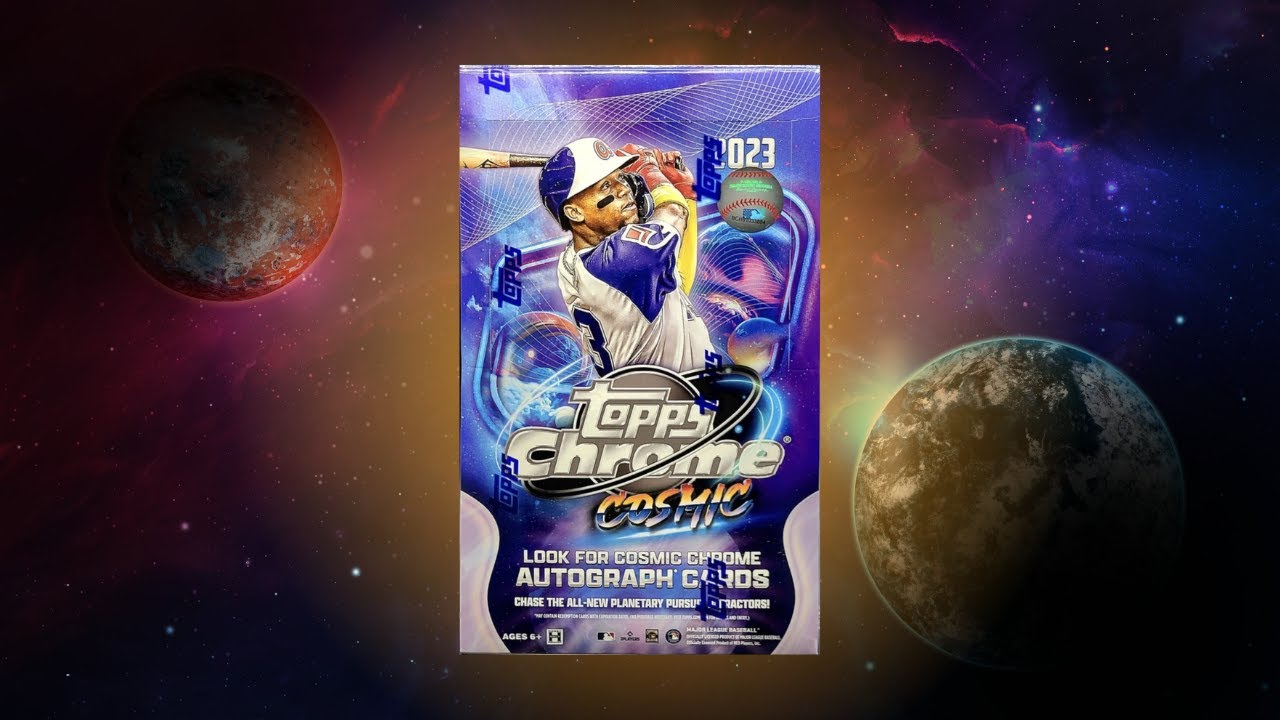 ASMR! 2023 Topps Chrome Cosmic Hobby Box! AUTO PULLED & PLANETARY PURSUIT!!