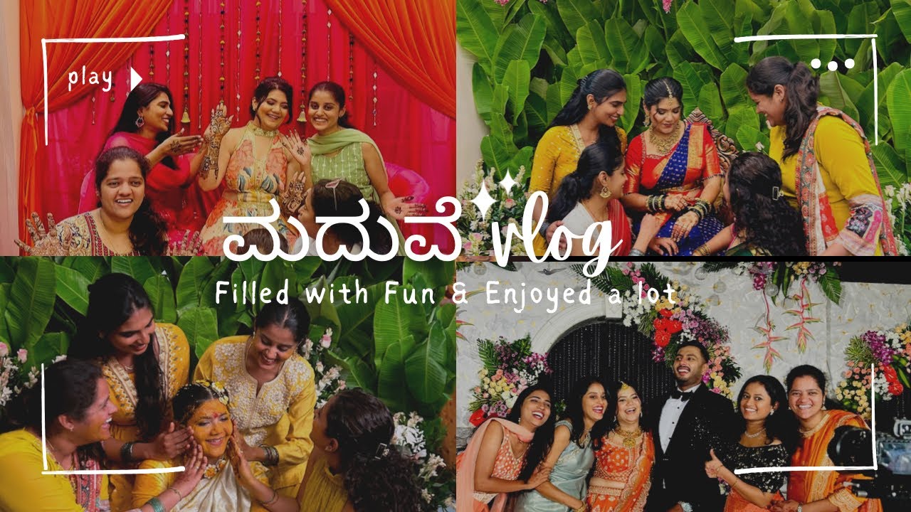 Friend ಮದುವೆಅಲಿ Full Enjoy ♥️ಎಷ್ಟು ಫನ್ ಮಾಡ್ದ್ವಿ ಗೊತ್ತಾ 😍| Mehendi🪬Haldi 🌼Bale Shastra💐 Reception 🎎|