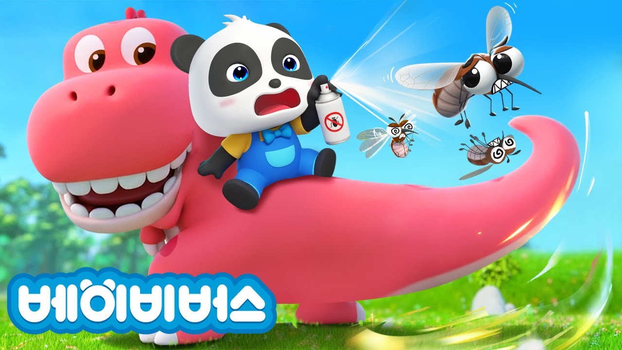 🦟앵앵~ 모기야 저리가! | 동물동요 | 키키묘묘 | 동요모음 | 베이비버스 인기동요 | BabyBus