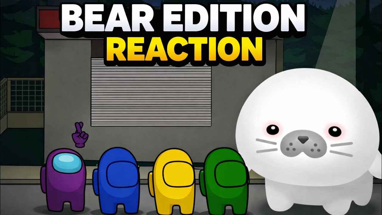 AMONG US vs. SHAWARMA KIOSK || kiwis ANIMATION | Bear Reaction