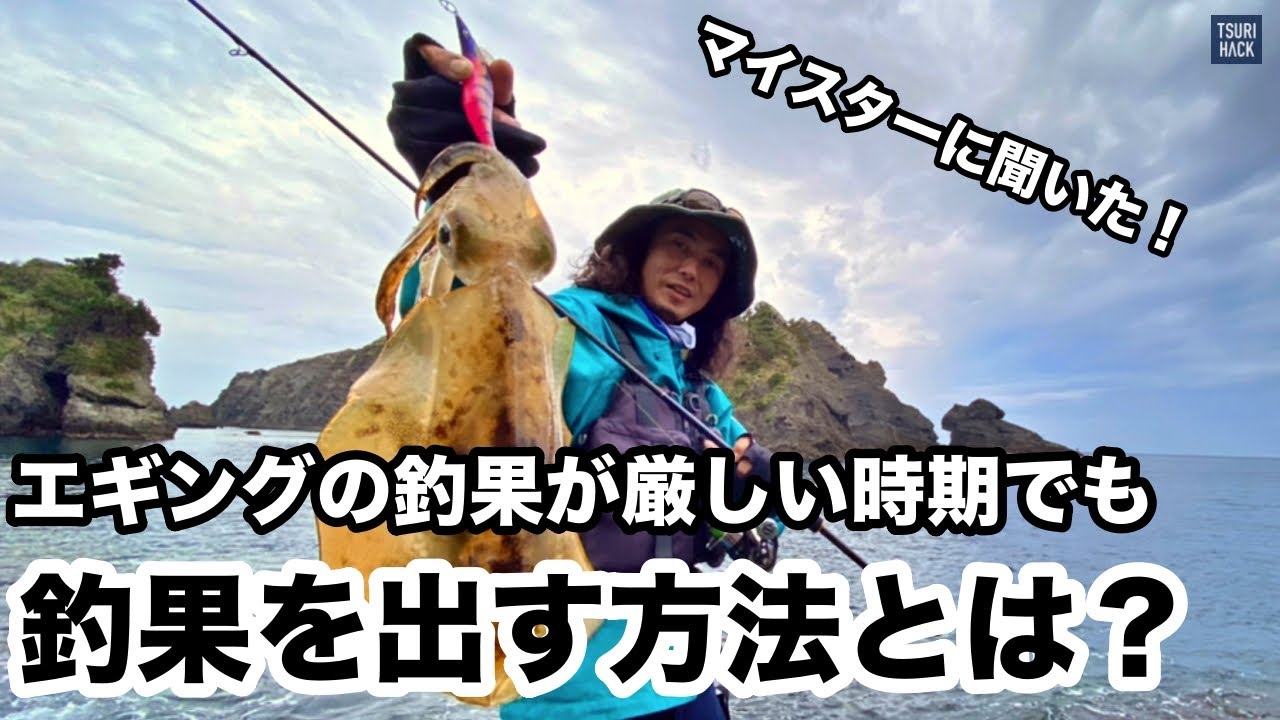 エギングが難しい時期でもハイシーズン並みに釣るには？川上マイスターに聞いた！ワンステップ上がりたい人向けのエギングマニュアル
