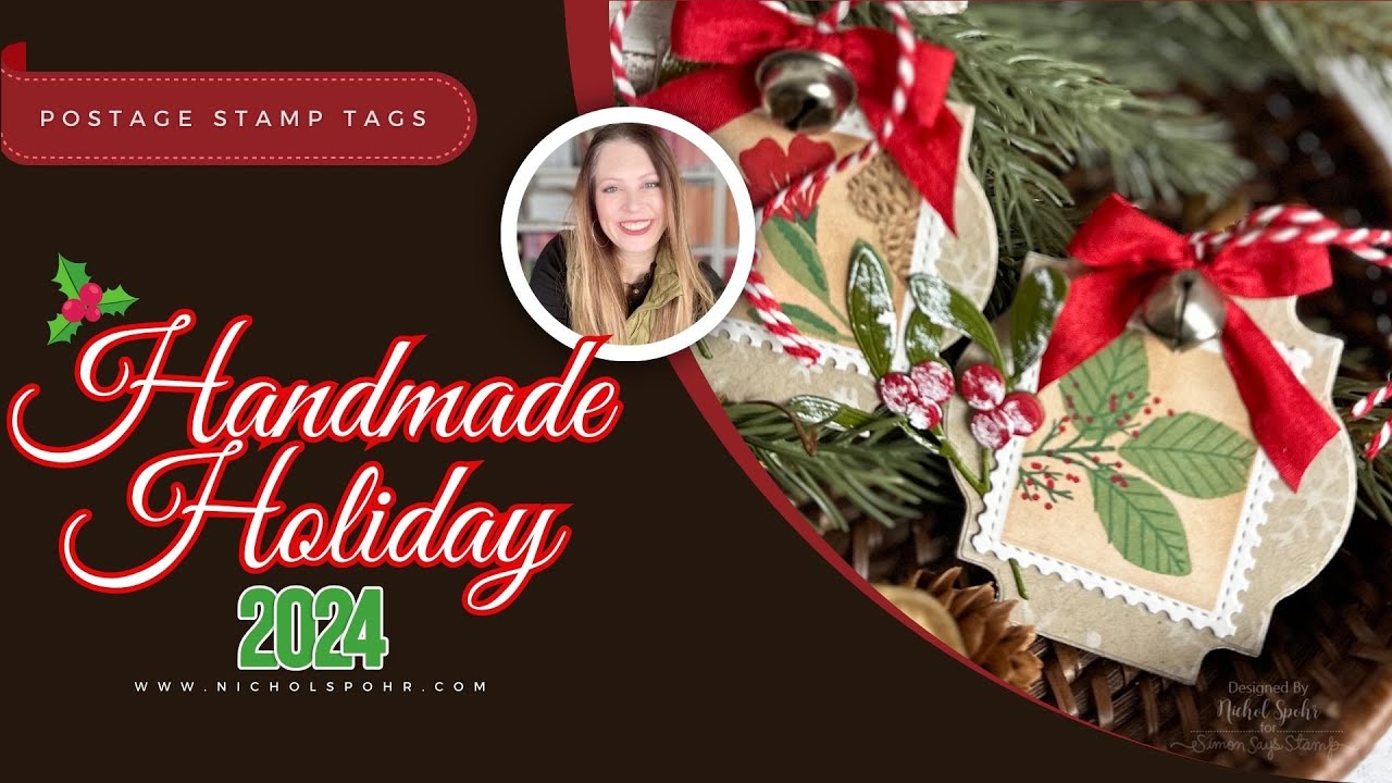 Handmade Vintage Postage Inspired GIFT TAGS Anyone Can Make (Handmade Holiday 2024)