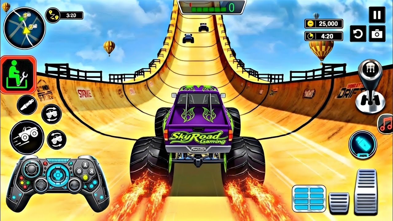 Monster Truck Ultimate Races 🚛🔥 Crazy Stunts & Impossible Tracks Gameplay