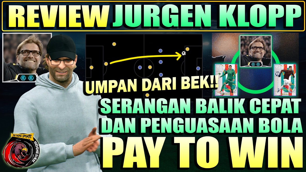 AKU BELI MANAGER JURGEN KLOPP! UMPAN HARAM DARI BEK! LINK UP PLAY UNIK! AUTO BANTAI LAWAN! MANTAP!