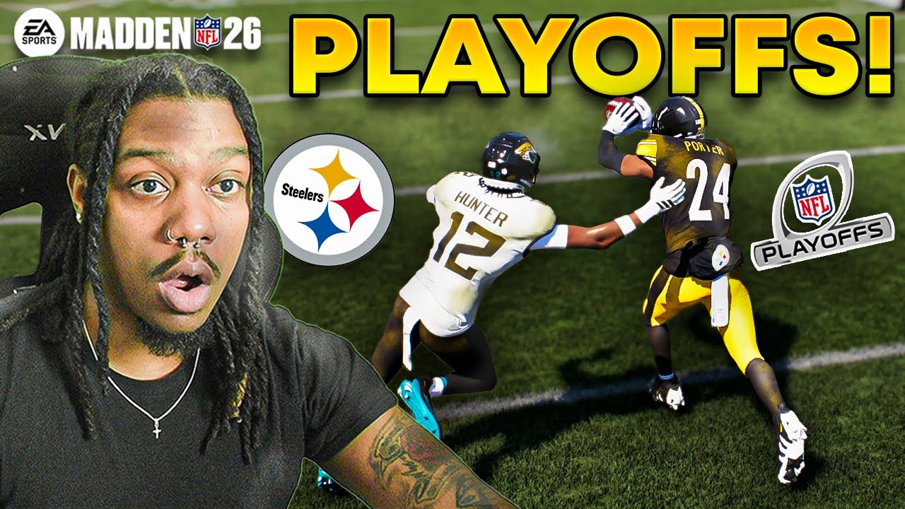 Steelers Rebuild - PLAYOFFS! Can We Make to the AFC Chip?! 32 User MONEY LEAGUE! Madden 26