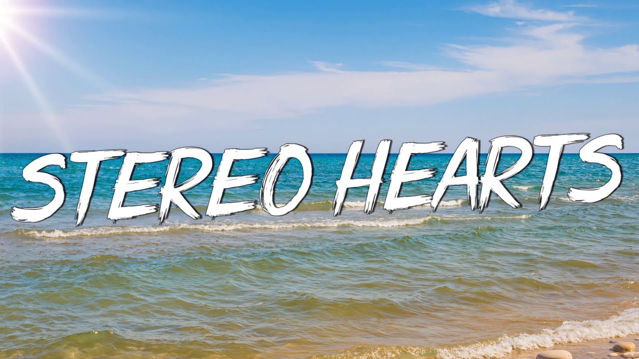 Stereo Hearts - Gym Class Heroes (Lyrics) ft. Adam Levine, One Direction, Ruth B.,...
