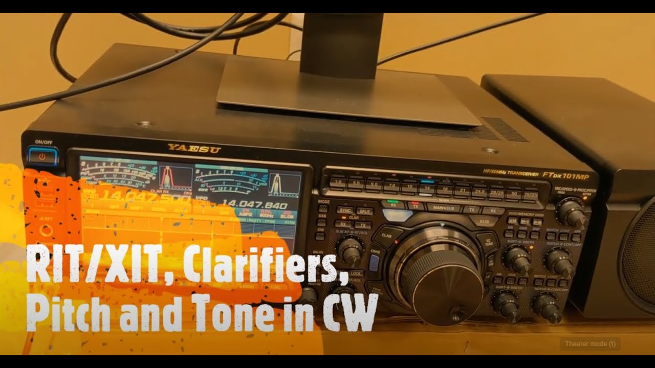 Using RIT/XIT Clarifier and Pitch for CW operations