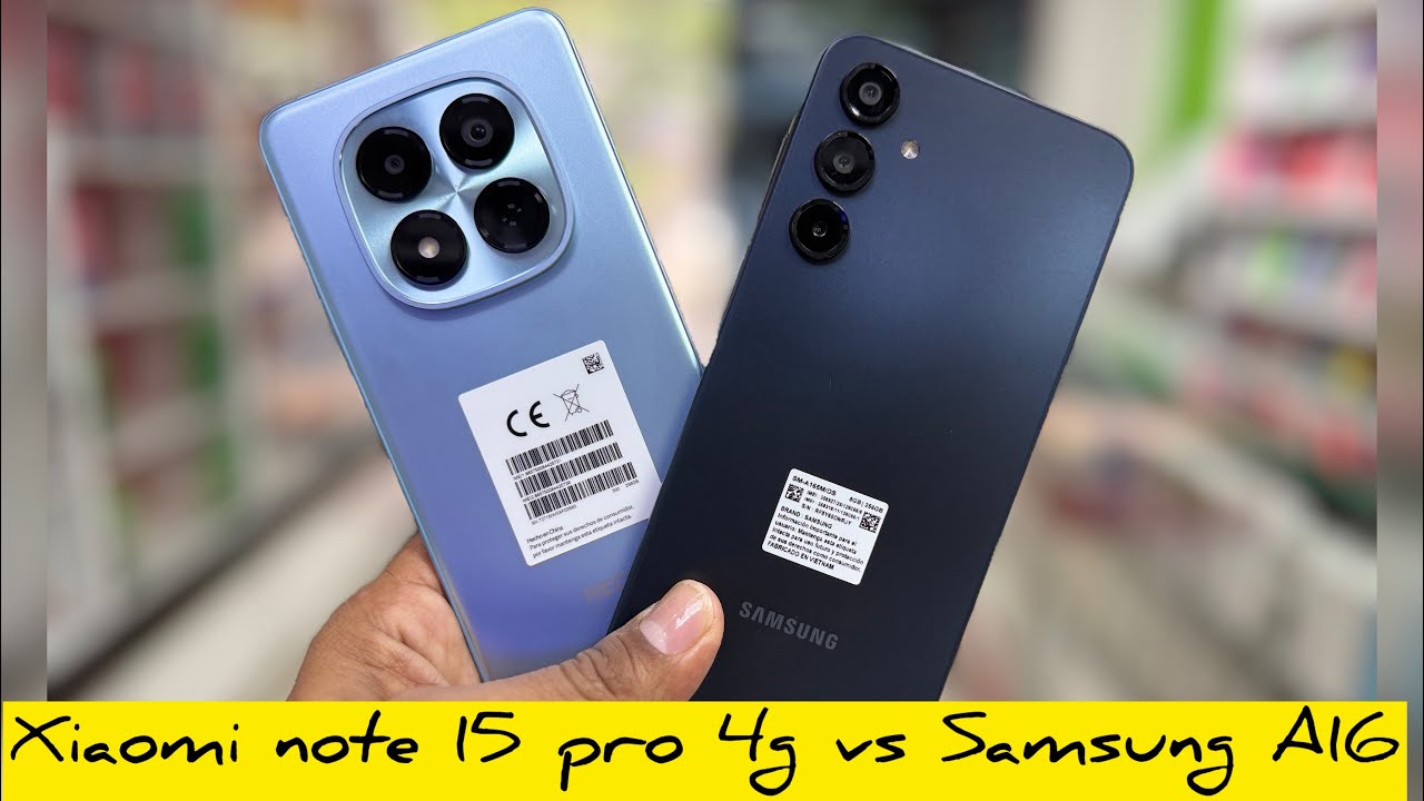 CUAL COMPRAR - Xiaomi Redmi NOTE 15 PRO 4g  VS Samsung A16 4g [ CUAL ES MEJOR? ]