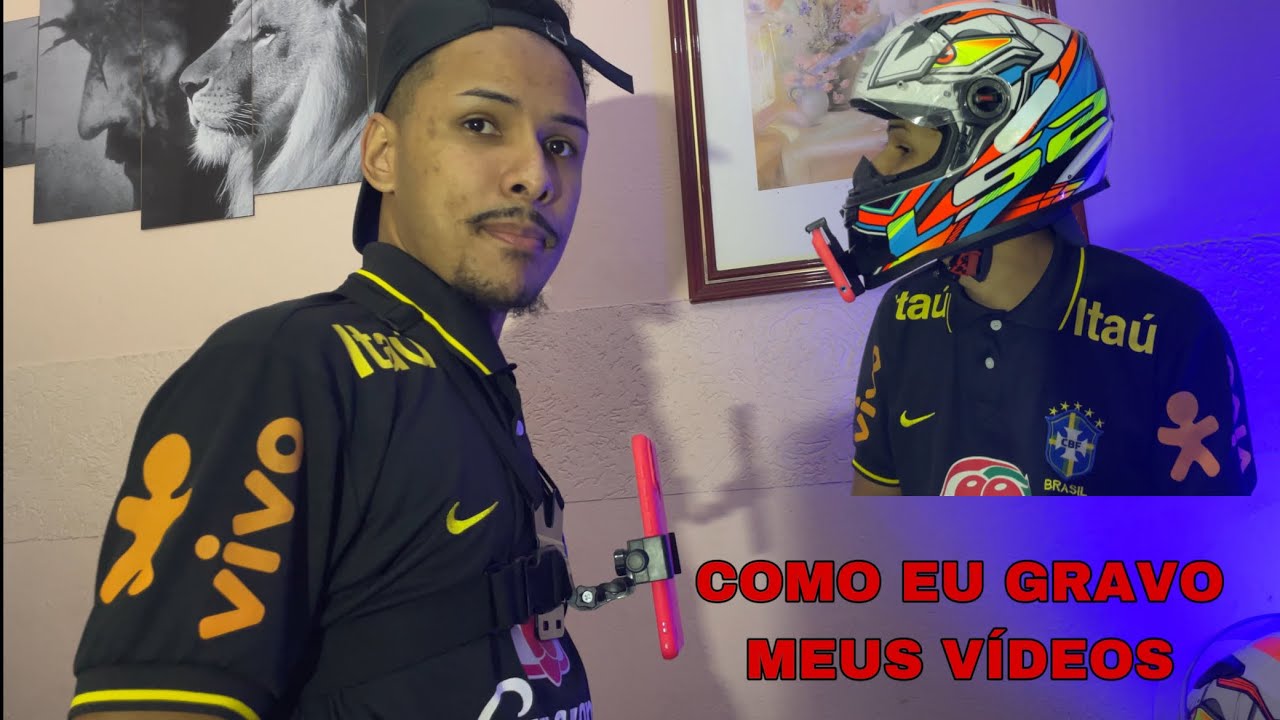 COMO GRAVAR VÍDEO DE MOTO COM O CELULAR (MUITO FÁCIL)