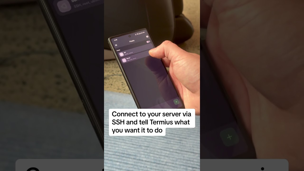 🤖 Your android phone can write terminal commands for you! #techtips  #ai  #termius  #ssh   #devops