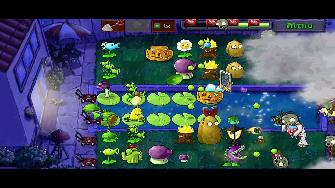 Plants VS Zombies| It's Raining Seeds minigame