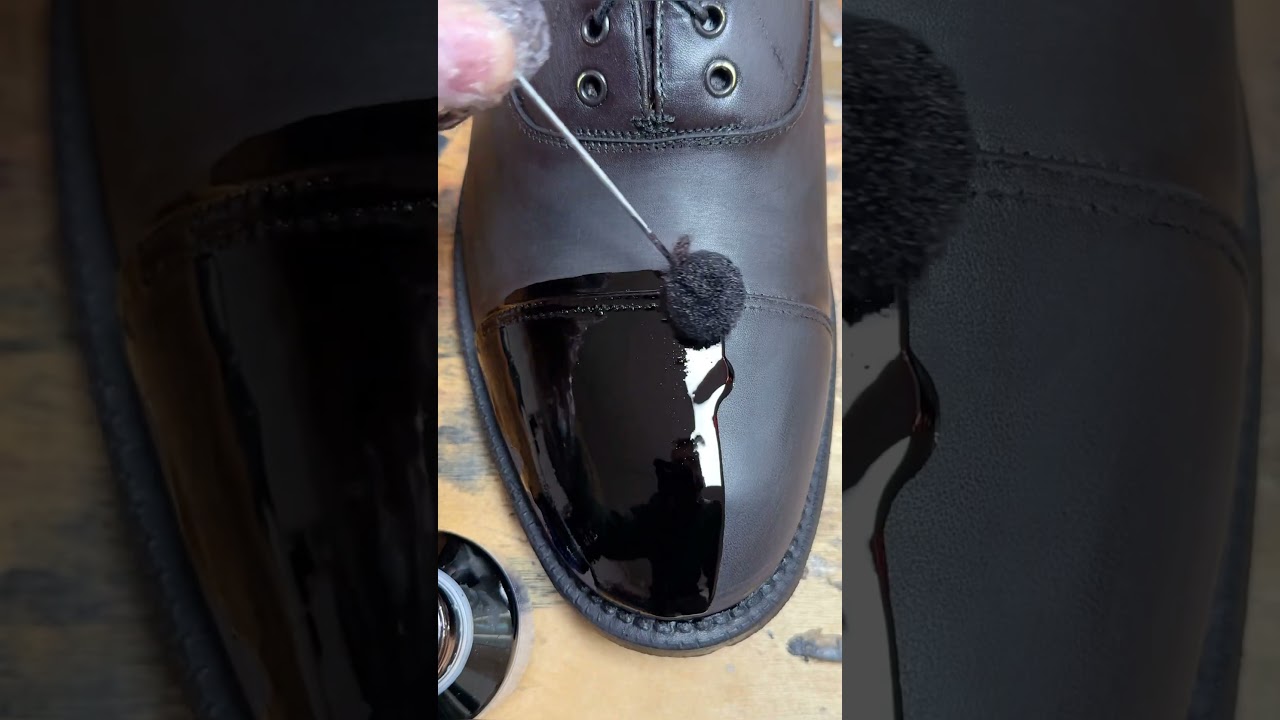 How to polish your parade shoes like a Guardsman #mirrorshine #asmr #restoration