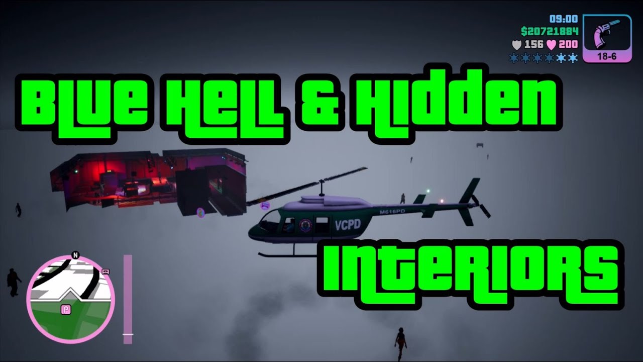 GTA Vice City: The Definitive Edition -  Blue Hell & Hidden Interior [HD]