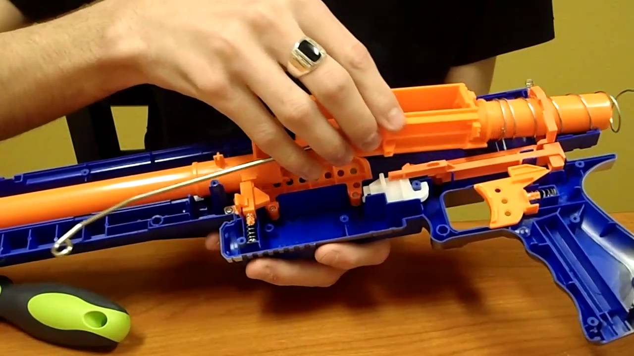 How To: The Nerf Raider CS-35 Mod Tutorial (AR and Safety Removal, Jam door Removal)