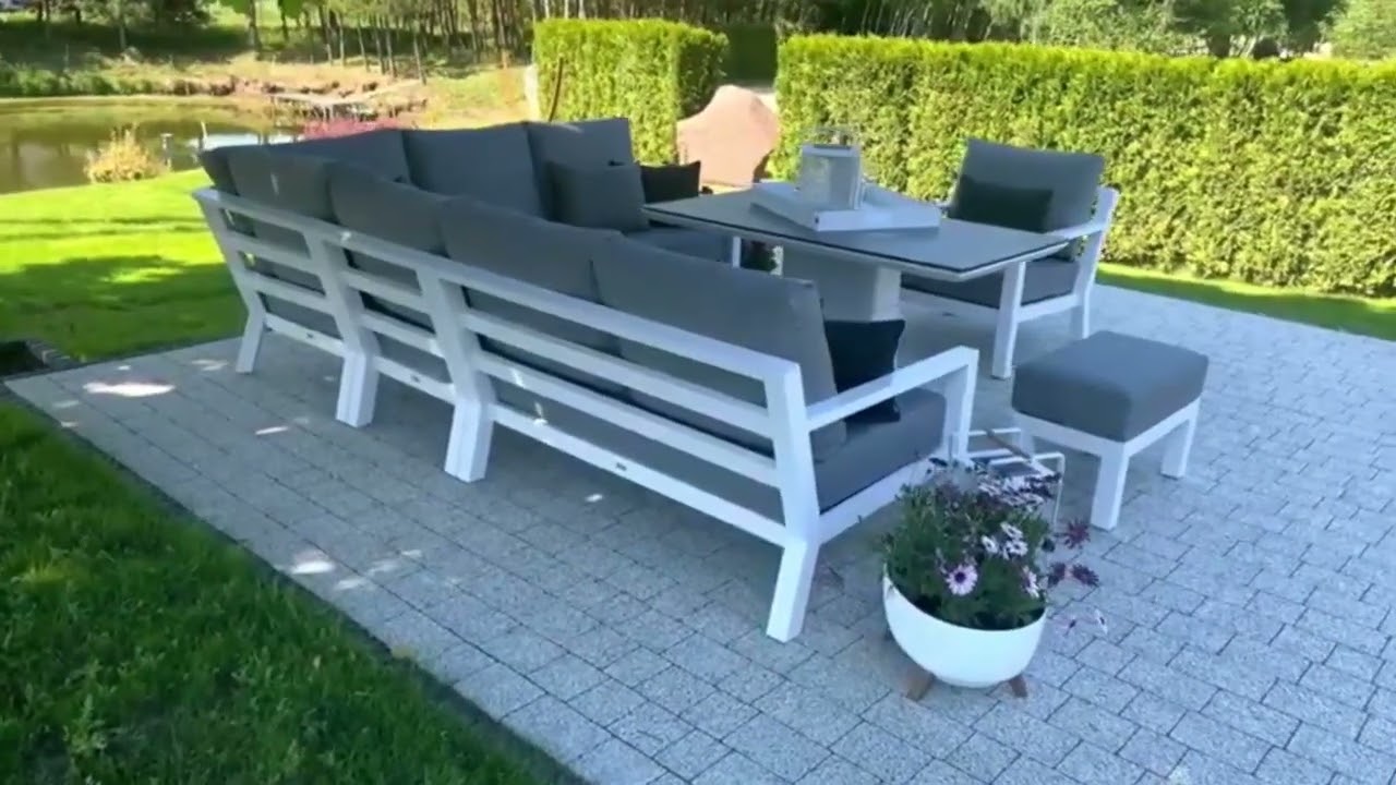 Zestaw wypoczynkowy Timber lounge White Mist Grey
