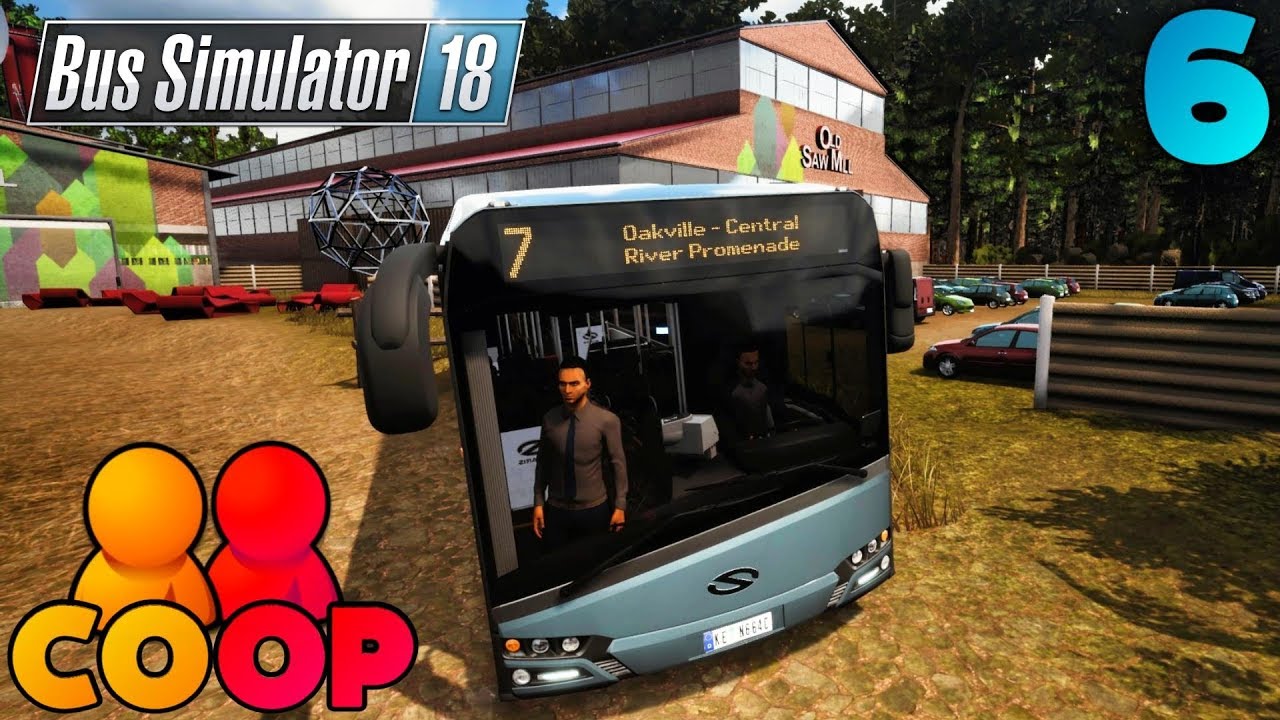 Bus Simulator 18 - #6 - Multiplayer CO-OP Playthrough - 
