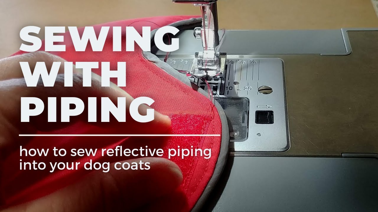 Sewing Tip - How to Sew Piping Cord to Your Dog Coat