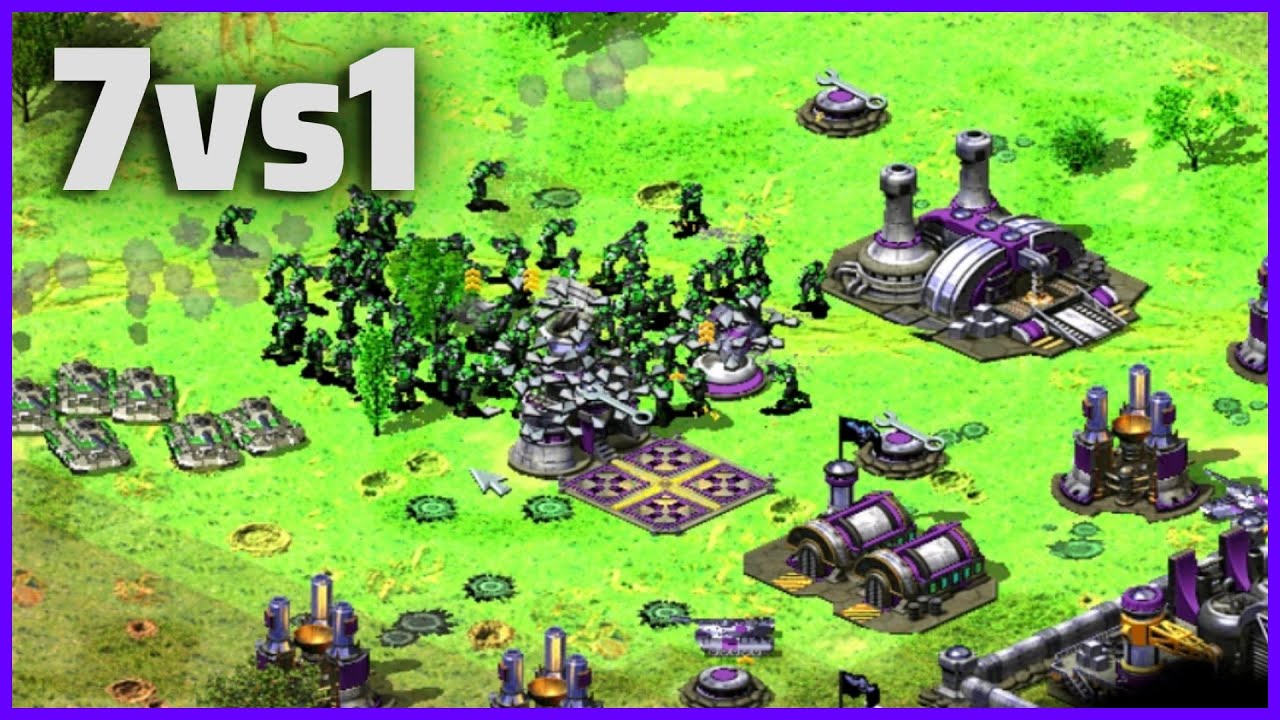 Red Alert 2 | Dance of The Desolator | (7 vs 1 NO SUPERWEAPONS)