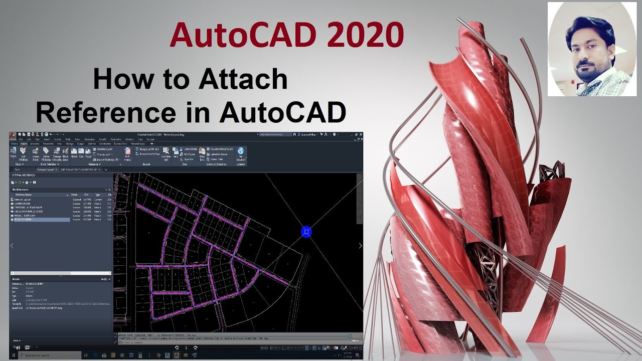 How to use External Reference in AutoCAD 2020 - How to Make XREF