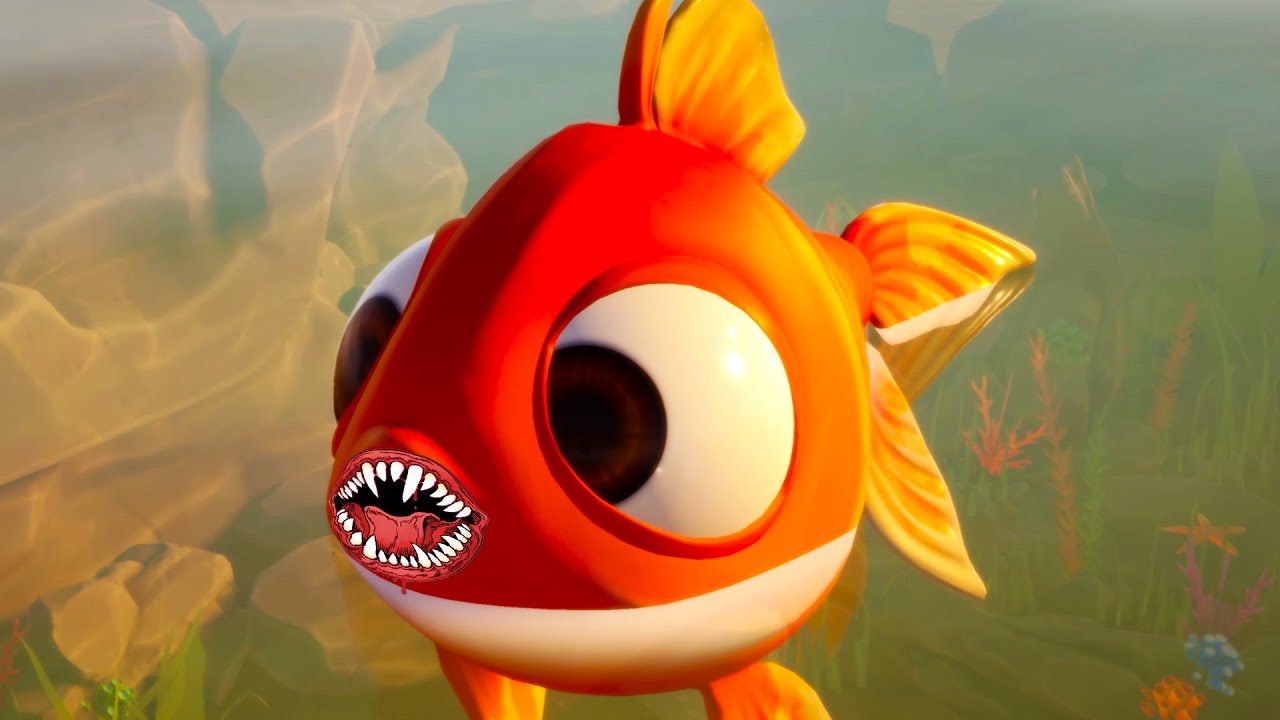 Я РЫБА #1 Кид стал Маленькой Золотой Рыбкой. Симулятор рыбки I Am Fish на пурумчата