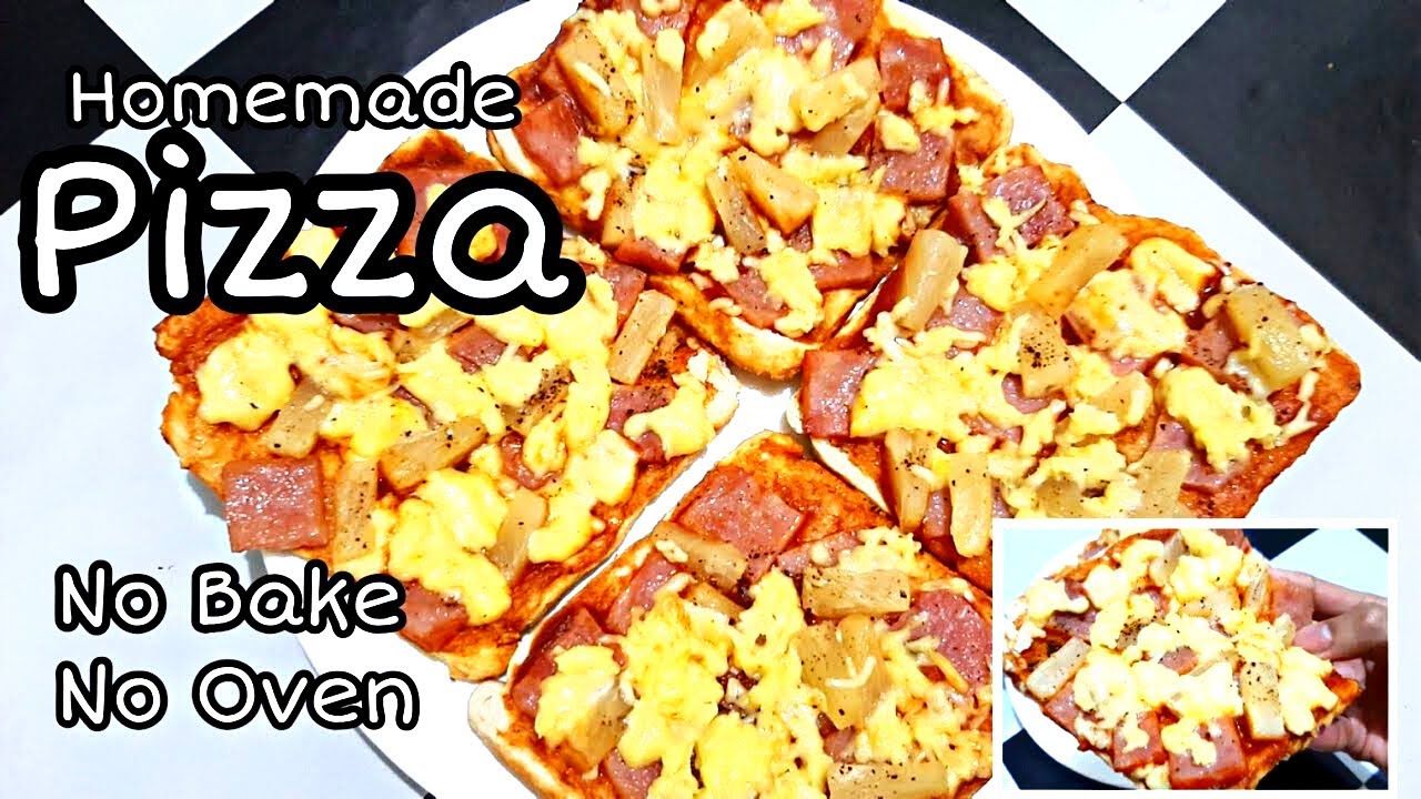 No Bake Homemade Pizza Recipe | Easy & Delicious Pizza Without Oven 🍕🔥