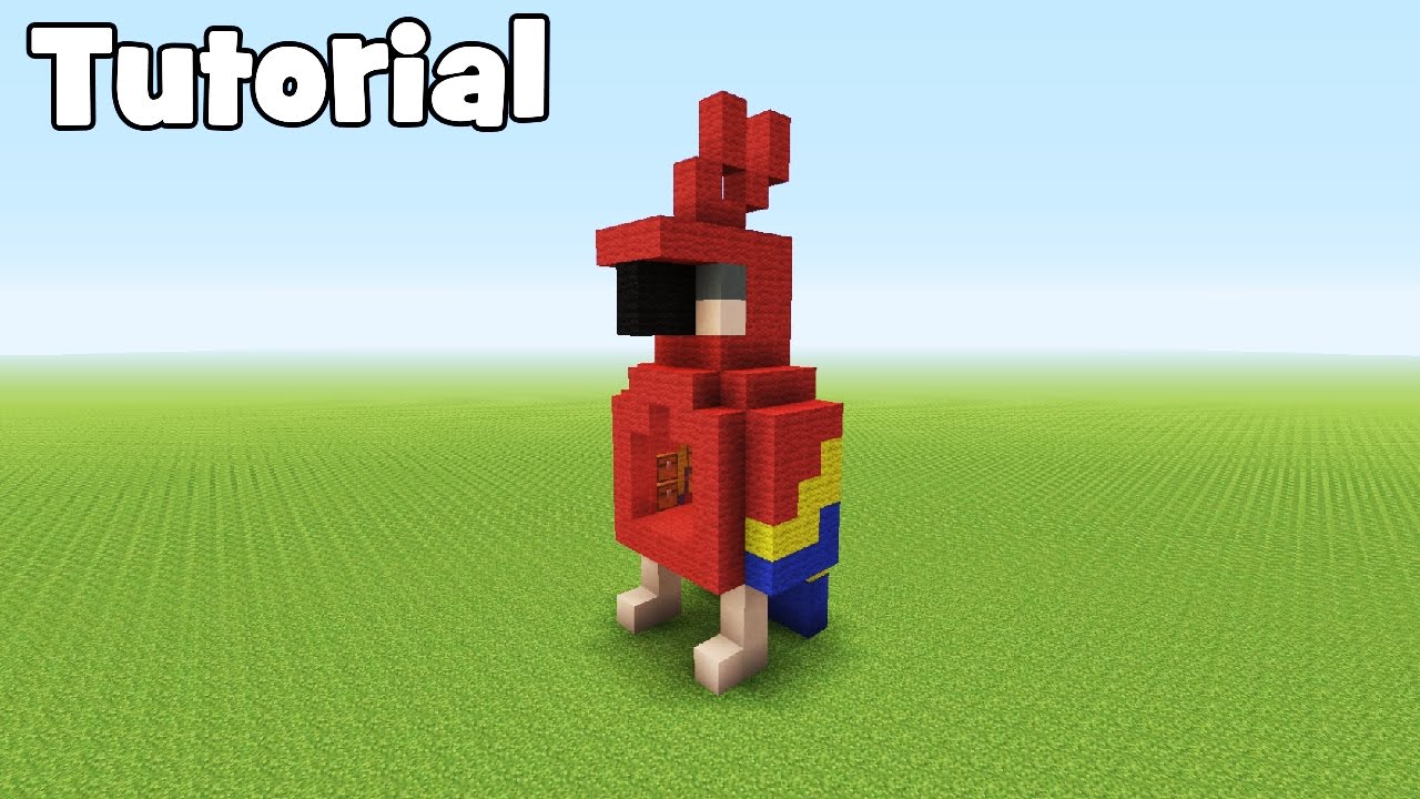 Minecraft Tutorial: How To Make Parrot House (Survival House)