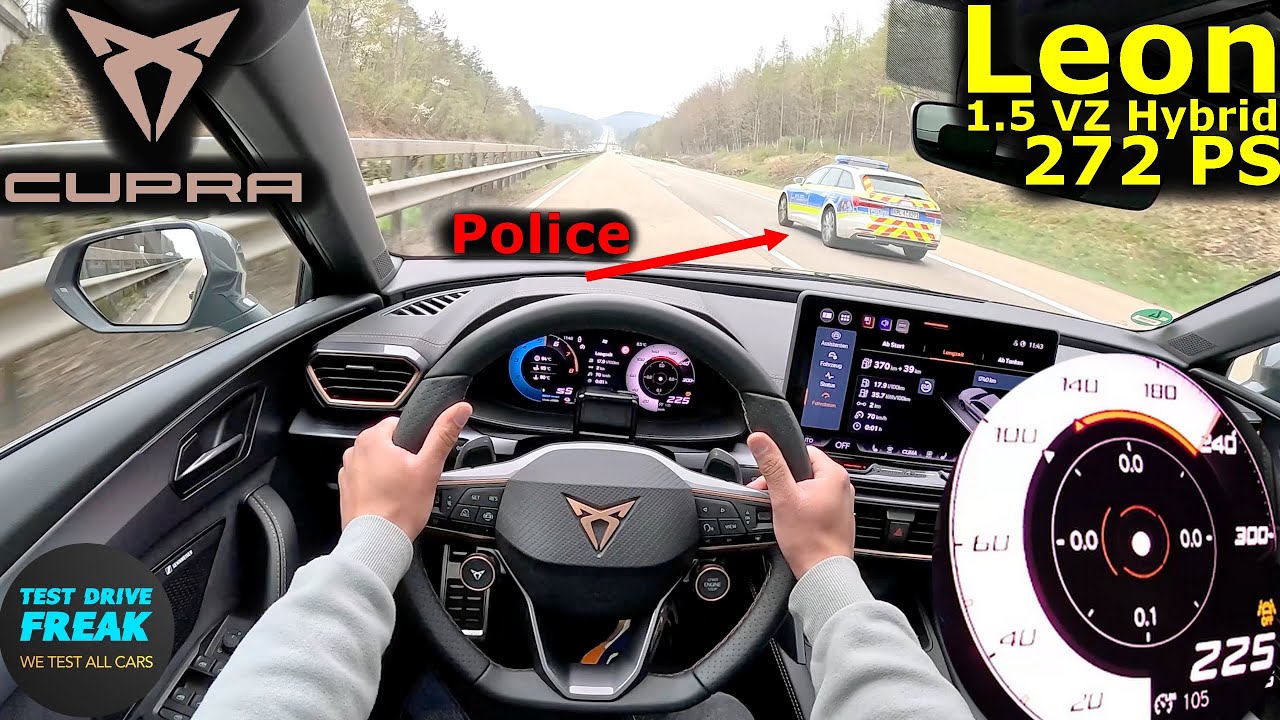 2025 Cupra Leon Sportstourer 1.5 eHybrid VZ 272 PS  Top Speed POV Drive + Fuel Consumption