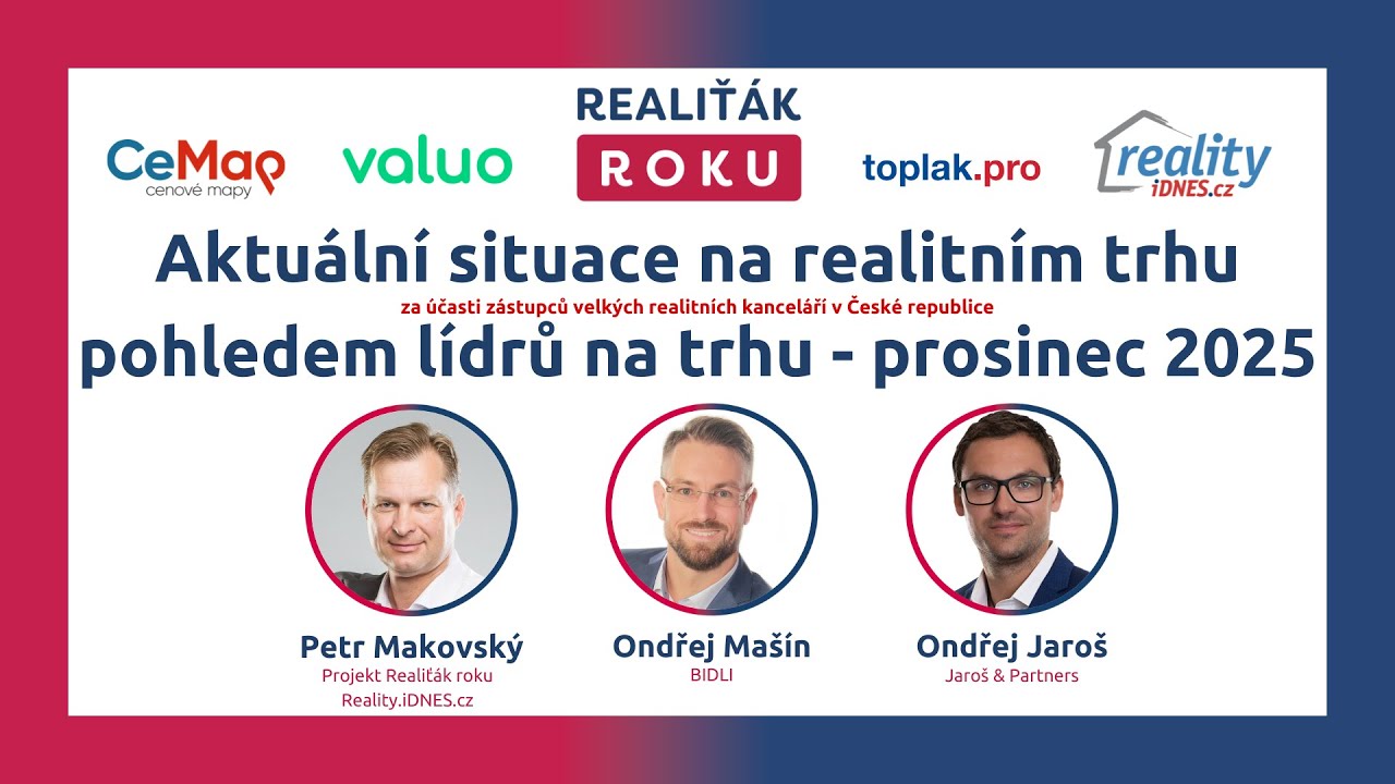 Anal&yacute;za v&yacute;voje realitn&iacute;ho trhu (prosinec 2025)