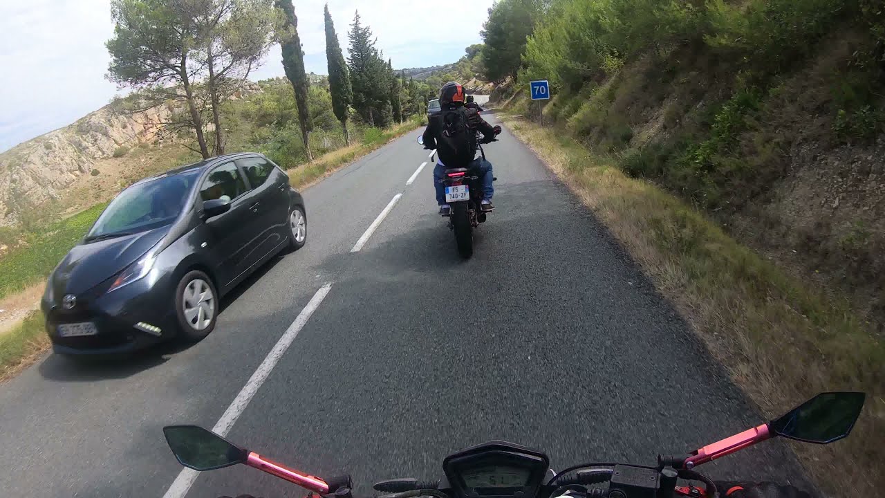 Sortie moto LA CLAPE partie 1