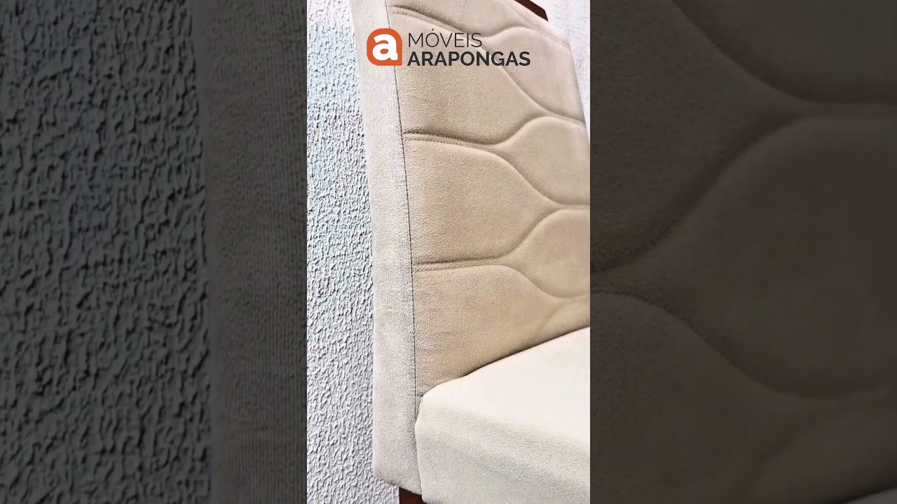 Kit 4 Cadeiras Vit&oacute;ria Wood: Design Sofisticado em Madeira e Suede Bege | M&oacute;veis Arapongas