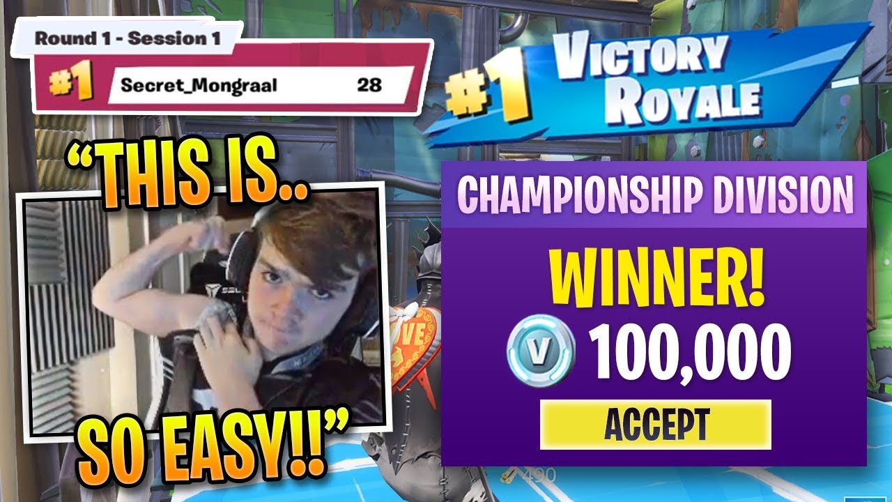 Mongraal DESTROYS Fortnite Champion Division... Places FIRST!