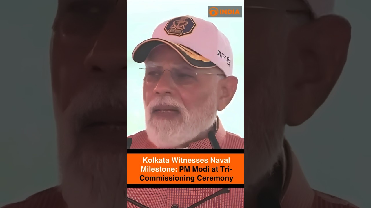 Kolkata Witnesses Naval Milestone: PM Modi at Tri-Commissioning Ceremony