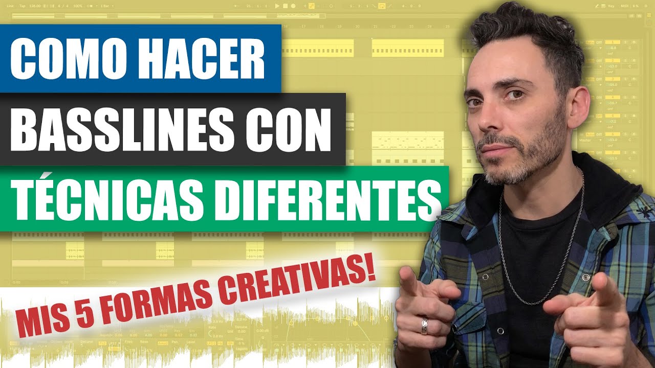 5 FORMAS de Hacer BASSLINES CREATIVOS 🎹 🔥