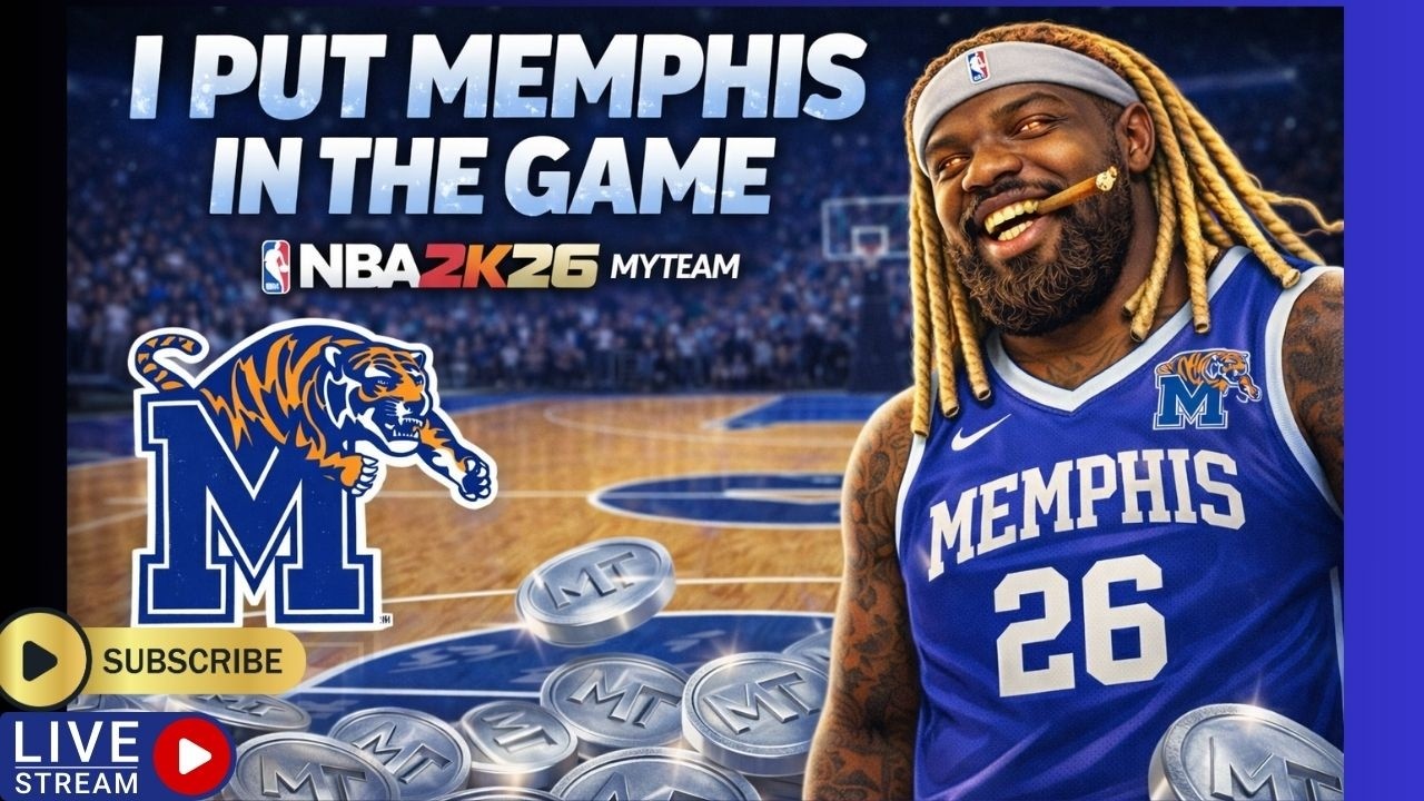 🔴LIVE!!! SEASON 5 GRIND!!! ALMOST TO LEVEL 40!!! I PUT MEMPHIS IN GAME!!!- NBA 2K26 MyTEAM