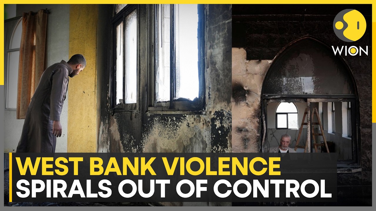 Israeli Settler Violence Escalates in West Bank | Mosques Burned, Dozens Arrested | West Asia Crisis