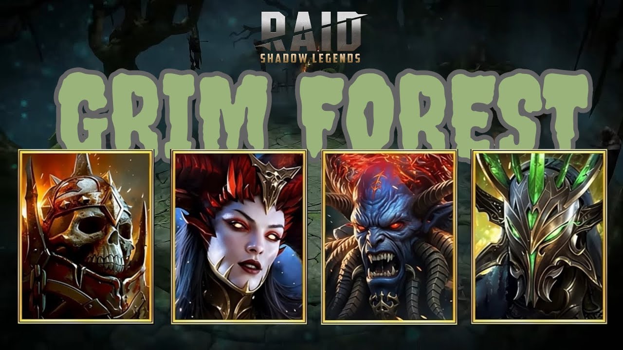 How to beat the Grim Forest Bosses | Raid: Shadow Legends 