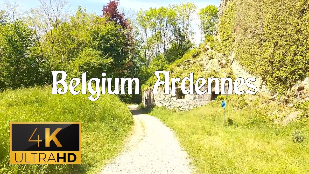Walking around Franchimount Castle in the Belgium Ardennes