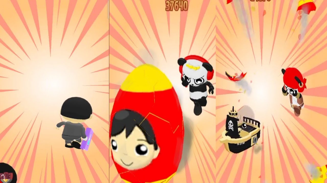 Tag With Ryan Colorfull Swab Ryan vs Night Vision vs Clipper vs Combo Panda Van New Gameplay!!