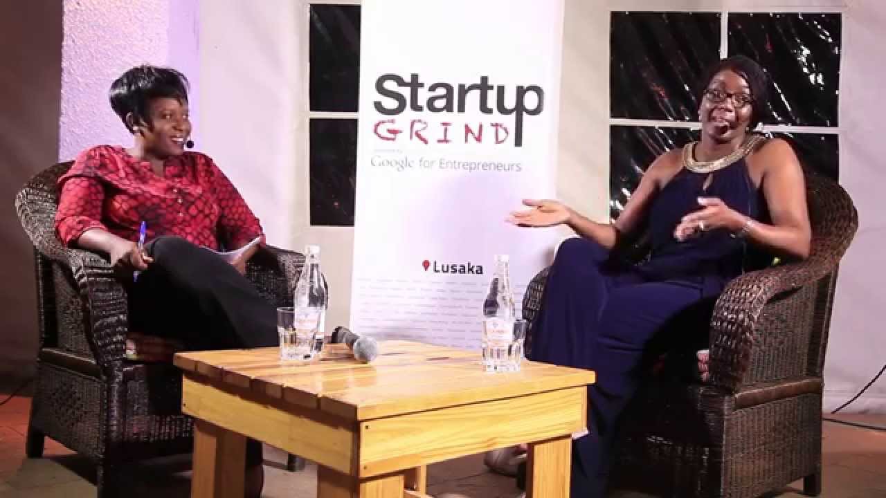 Monica Musonda (Java Foods) at Startup Grind Lusaka