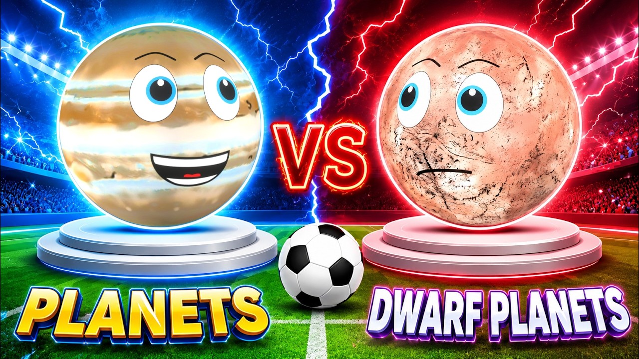 Dwarf Planets | Planets Match | Solar System | Kids Video | Space