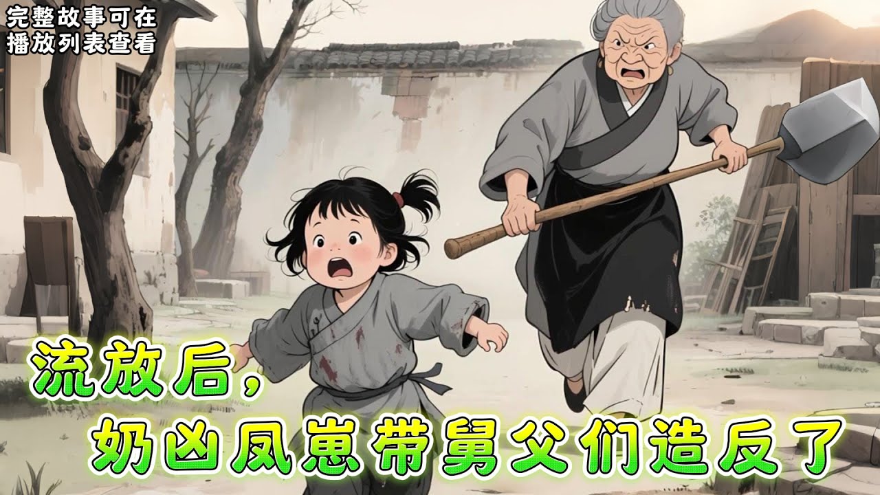 cc字幕、《流放后，奶凶凤崽带舅父们造反了》： 苦宝不知道自己是雏凤转世。 但她知道，被坏奶奶打伤了，只要喝掉自己的眼泪，伤口就能好。#小说推文 #漫画解说 #持续更新
